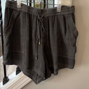 Anthropologie Hei Hei Grey Drawstring Shorts